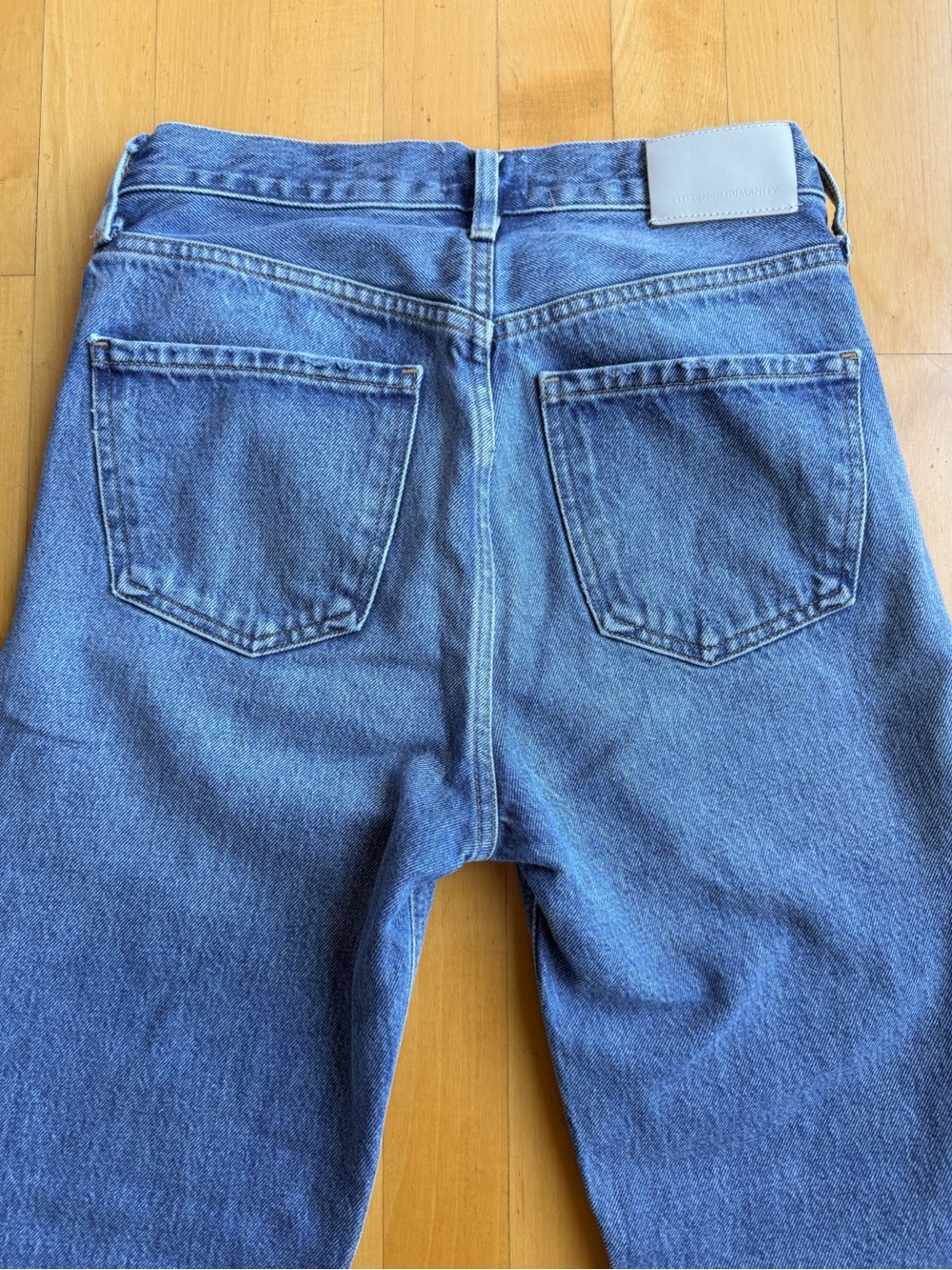 Citizens of Humanity Blaine 24 high rise straight jeans ankle jeans, color Perri - Picture 10 of 12